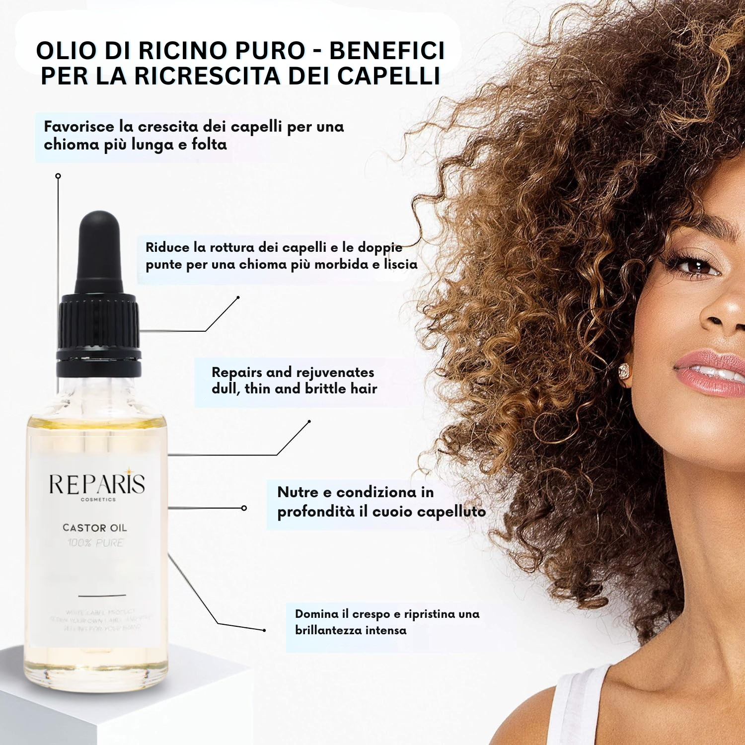 Olio Crescita Naturale - Ricrescita dei capelli